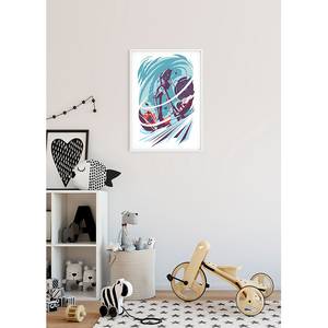 Wandbild Star Wars Vector Hoth Mehrfarbig - Papier - 50 cm x 70 cm