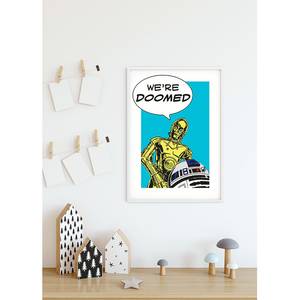 Afbeelding Star Wars Comic Quote Droids meerdere kleuren - papier - 50 cm x 70 cm