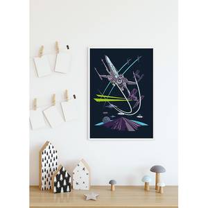 Afbeelding Star Wars Vector X-Wing meerdere kleuren - papier - 50 cm x 70 cm