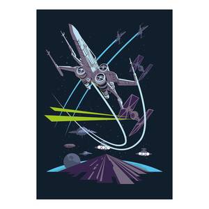 Wandbild Star Wars Vector X-Wing Mehrfarbig - Papier - 50 cm x 70 cm