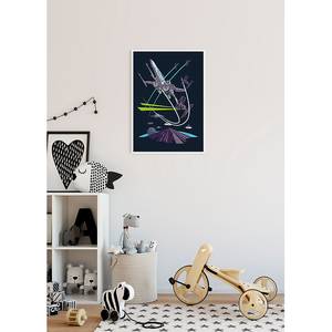 Wandbild Star Wars Vector X-Wing Mehrfarbig - Papier - 50 cm x 70 cm