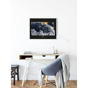 Wandbild Star Wars Asteroid Schwarz / Grau - Papier - 70 cm x 50 cm