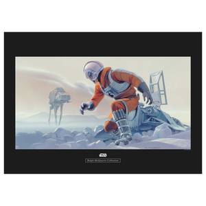 Tableau déco Star Wars Hoth Battle Pilot Multicolore - Papier - 70 x 50 cm