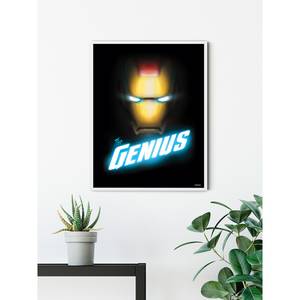 Wandbild Avengers The Genius Mehrfarbig - Papier - 50 cm x 70 cm