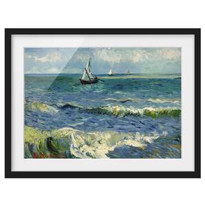 Bild Vincent van Gogh Seelandschaft II Papier / Kiefer - Blau - 100 x 70 cm