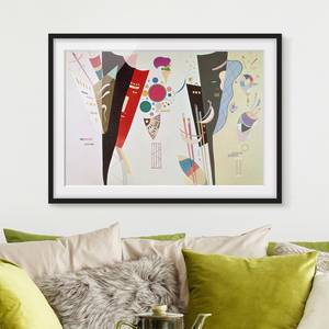 Afbeelding Wederzijdse Harmonie II papier/grenenhout - meerdere kleuren - 70 x 50 cm