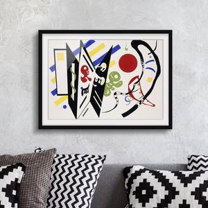 Afbeelding Kandinsky Reciproque II papier/grenenhout - meerdere kleuren - 100 x 70 cm