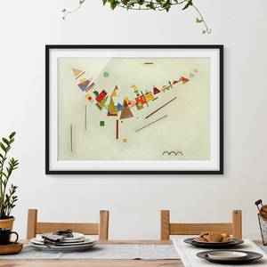 Poster cornice Kandinsky Oscillazione II Carta / Pino - Beige - 70 x 50 cm