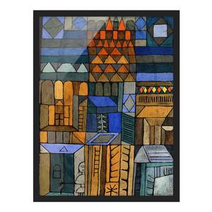 Afbeelding Paul Klee Beginnende Kühle papier/grenenhout - meerdere kleuren - 70 x 100 cm