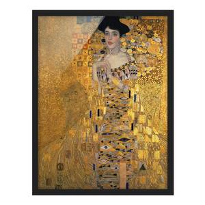 Tableau déco Klimt Adele Bloch-Bauer V Papier / Pin - Doré - 70 x 100 cm