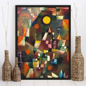 Afbeelding Paul Klee Der Vollmond papier/grenenhout - bruin - 70 x 100 cm