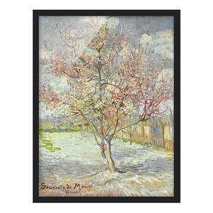 Poster cornice Van Gogh Albero di pesco Carta / Pino - Verde - 70 x 100 cm