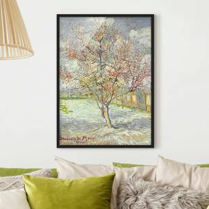 Poster cornice Van Gogh Albero di pesco Carta / Pino - Verde - 70 x 100 cm