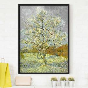 Poster e cornice Van Gogh Pesco in fiore Carta / Pino - Verde - 50 x 70 cm