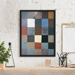 Poster con cornice Klee Farbtafel Carta / Pino - Marrone - 70 x 100 cm