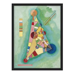 Tableau Vassily Kandinsky, Triangle Papier / Pin - Multicolore - 50 x 70 cm