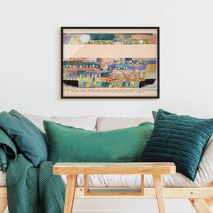 Afbeelding Paul Klee Der Mond I papier/grenenhout - meerdere kleuren