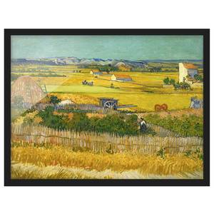 Tableau van Gogh, La récolte Papier / Pin - Jaune
