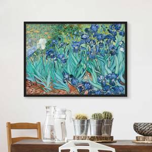 Poster con cornice Van Gogh Iris I Carta / Pino - Blu