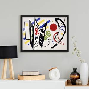 Poster con cornice Kandinsky Reciproco I Carta / Pino - Multicolore