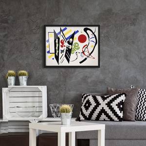 Afbeelding Kandinsky Reciproque I papier/grenenhout - meerdere kleuren