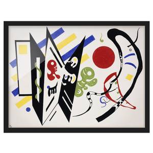 Poster con cornice Kandinsky Reciproco I Carta / Pino - Multicolore