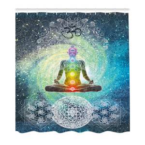 Douchegordijn Mandala Zen polyester - meerdere kleuren - 175 x 180 cm