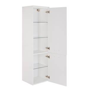 Midischrank 3040 I Hochglanz Weiß - Breite: 40 cm - Türanschlag links