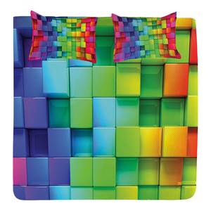 Bedsprei-set Rainbow Color polyester - meerdere kleuren - 264 x 220 cm
