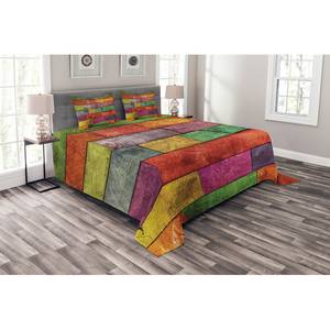 Bedsprei-set Regenboog polyester - meerdere kleuren - 264 x 220 cm