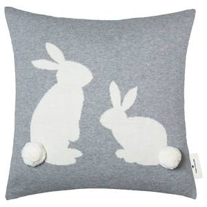 Kissenbezug Bobble Rabbit Baumwolle - Grau