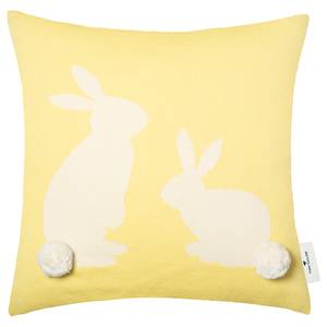 Kissenbezug Bobble Rabbit Baumwolle - Gelb