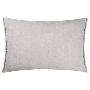 Housse de coussin Structured Fringes Polyester / Lin - Beige