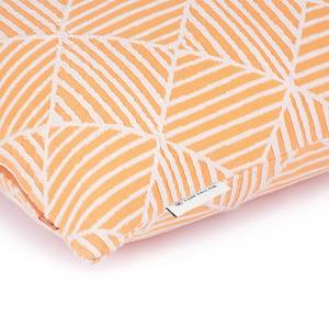 Housse de coussin Graphic Lines Coton / Polyester - Orange