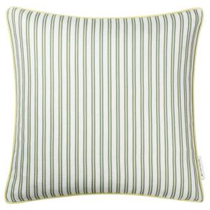 Federa per cuscino Little Stripes Poliestere / Cotone - Verde