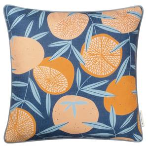 Kussensloop Oranges polyester/katoen - navyblauw