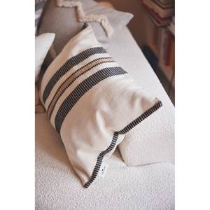 Housse de coussin Structured Zag Polyester / Lin - Beige