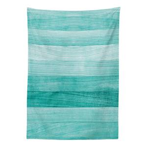 Tafelkleed Pasen mix van polyester en satijn - turquoise - 140 x 240 cm
