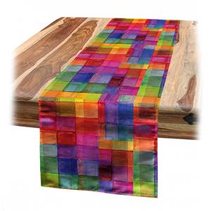 Chemin de table en tissu Tartan 300 x 30 cm