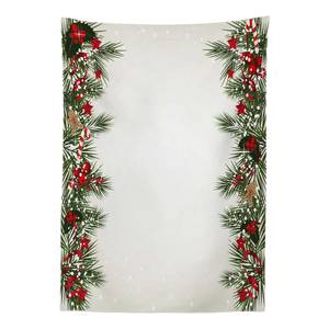 Tovaglia con motivi natalizi Poliestere misto raso - Multicolore - 140 x 200 cm