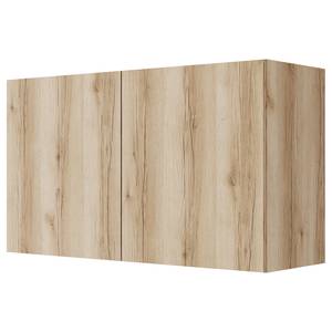 Wandkast Optiklar I wild eikenhouten look - Breedte: 100 cm