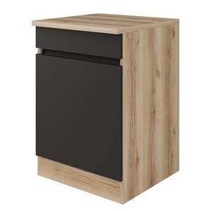 Armoire sous évier Optiklar I Anthracite - Largeur : 60 cm