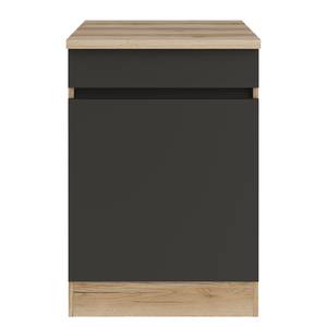 Armoire sous évier Optiklar I Anthracite - Largeur : 60 cm