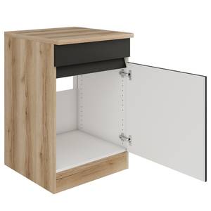 Armoire sous évier Optiklar I Anthracite - Largeur : 60 cm