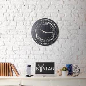 Horloge murale Lomba Aluminium - Noir