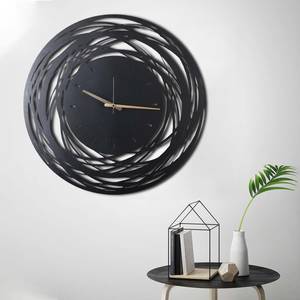 Orologio da parete Lombez Alluminio - Nero