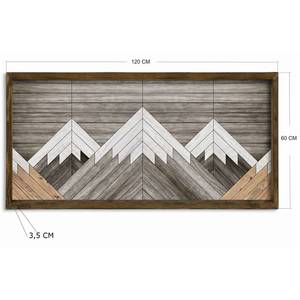 Fotolijst Lormes MDF/grenenhout - houten look - 120 cm x 60 cm