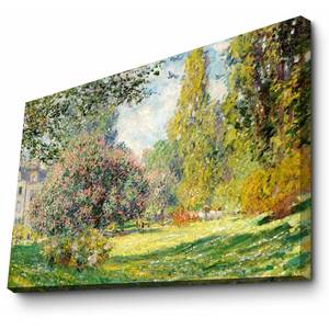 Leinwandbild Hover Leder / Holzverbundplatte - Mehrfarbig - 70 cm x 100 cm