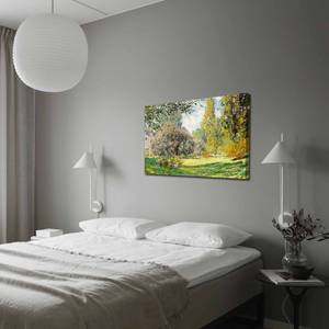 Leinwandbild Hover Leder / Holzverbundplatte - Mehrfarbig - 70 cm x 100 cm