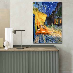 Impression sur toile Husum Cuir / Panneau composite en bois - Multicolore - 70 x 100 cm